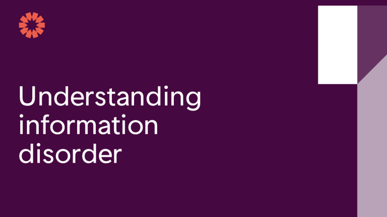 Understanding information disorder