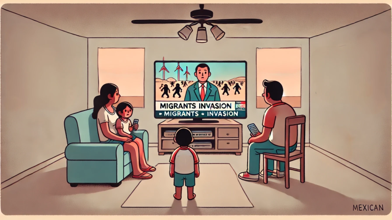 Narrativas antimigrantes llegan a la TV