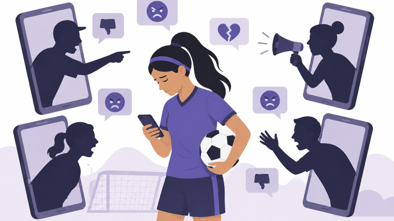 Violencia digital y futbol fememil