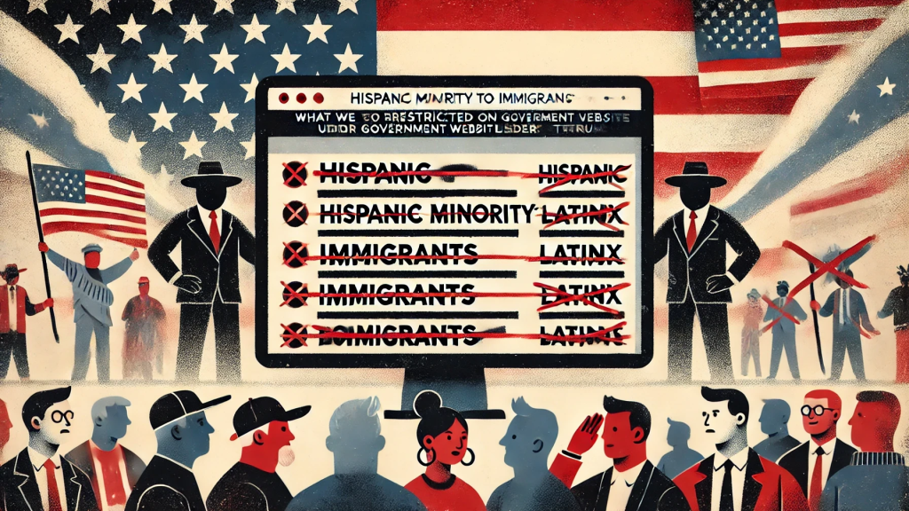 De “minoría hispana” a “inmigrantes” o “latinx”: qué sabemos sobre los 200 términos restringidos en webs gubernamentales bajo la administración de Donald Trump