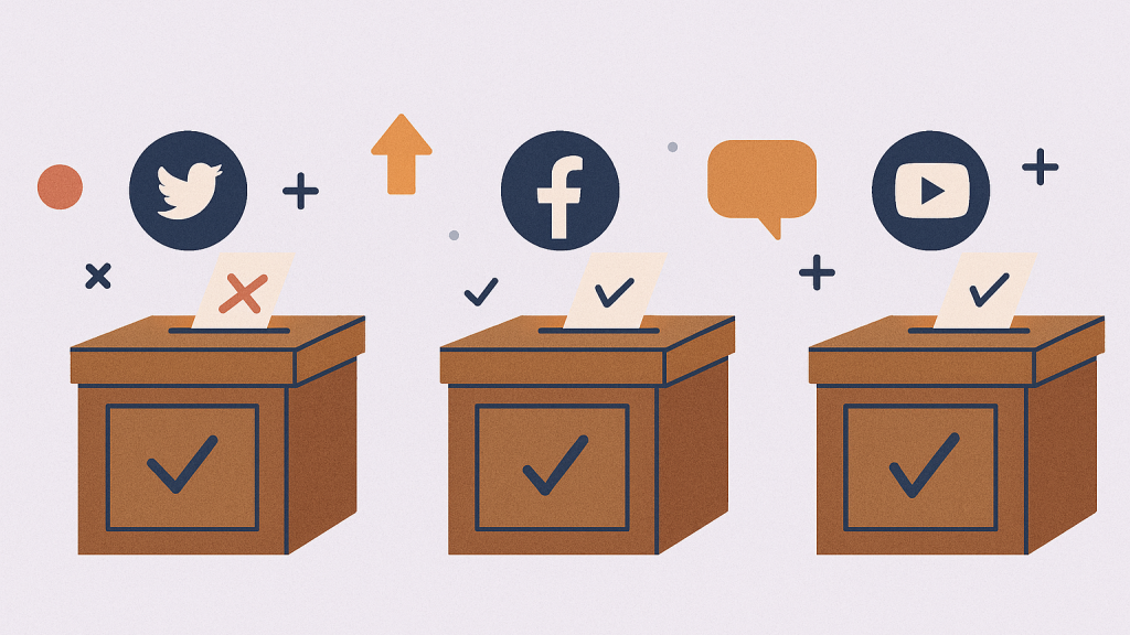 Las redes sociales no votaron, pero sí influyeron 