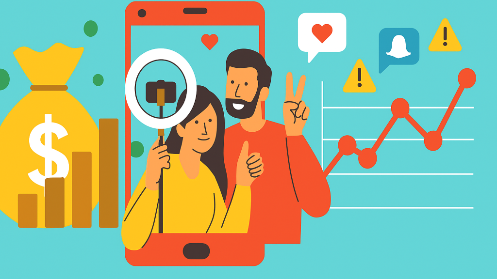 Economía, influencers y volatilidad en redes sociales 