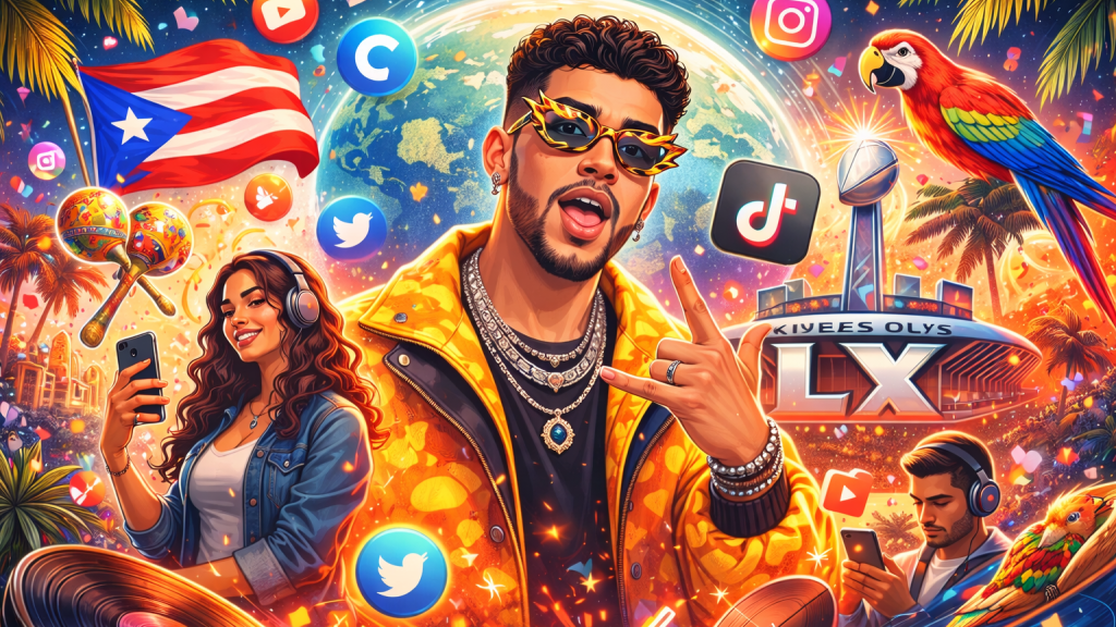 Bad Bunny y la representación hispana en plataformas digitales 