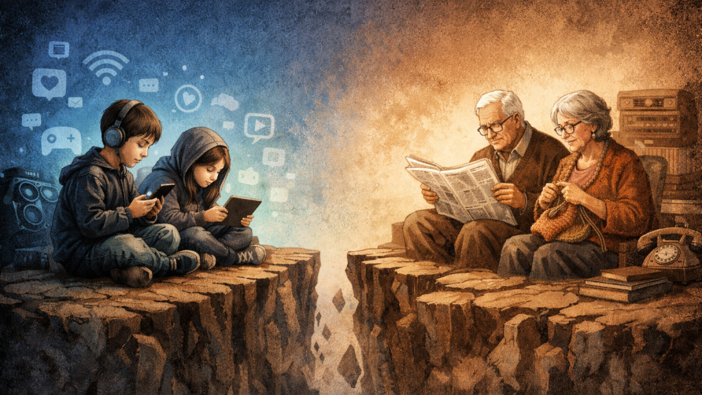 Huérfanos digitales o la brecha generacional