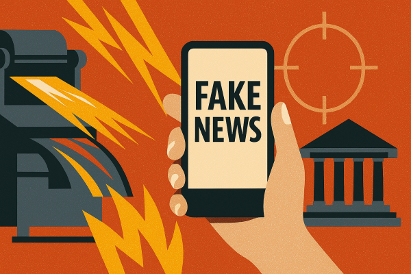 Fabricación de noticias falsas, contra la legitimidad de los gobiernos